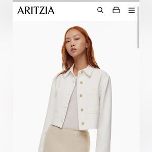 Aritzia Wilfred little cropped jacket size S in birch